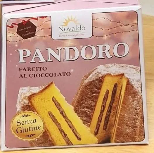 Confezione di PANDORO FARCITO AL CIOCCOLATO