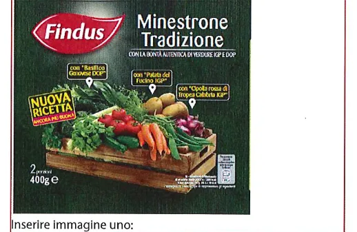 Confezione di Minestrone tradizione 400 gr lotto 7304