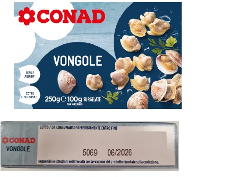 Immagine 1 del prodotto VONGOLE SURGELATE 250G