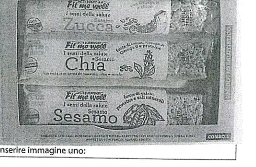 Immagine 1 del prodotto BARRETTE COMBO 1 SEMI DI SESAMO/ZUCCA , SESAMO/CHIA
