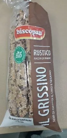 Immagine 1 del prodotto IL GRISSINO RUSTICO semi di Girasole, Lino e Sesamo