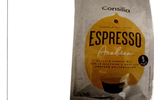 Immagine 1 del prodotto CAPSULA DG CONSILIA ESPRESSO ARABICA 16x 7g