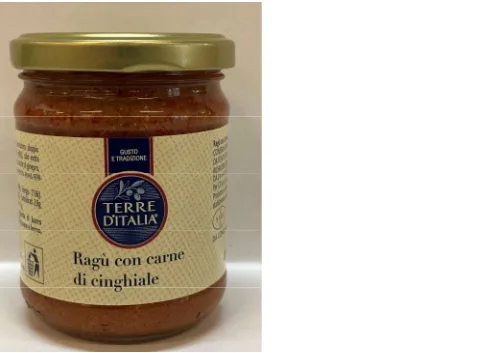 Immagine 1 del prodotto RAGU' CON CARNE DI CINGHIALE