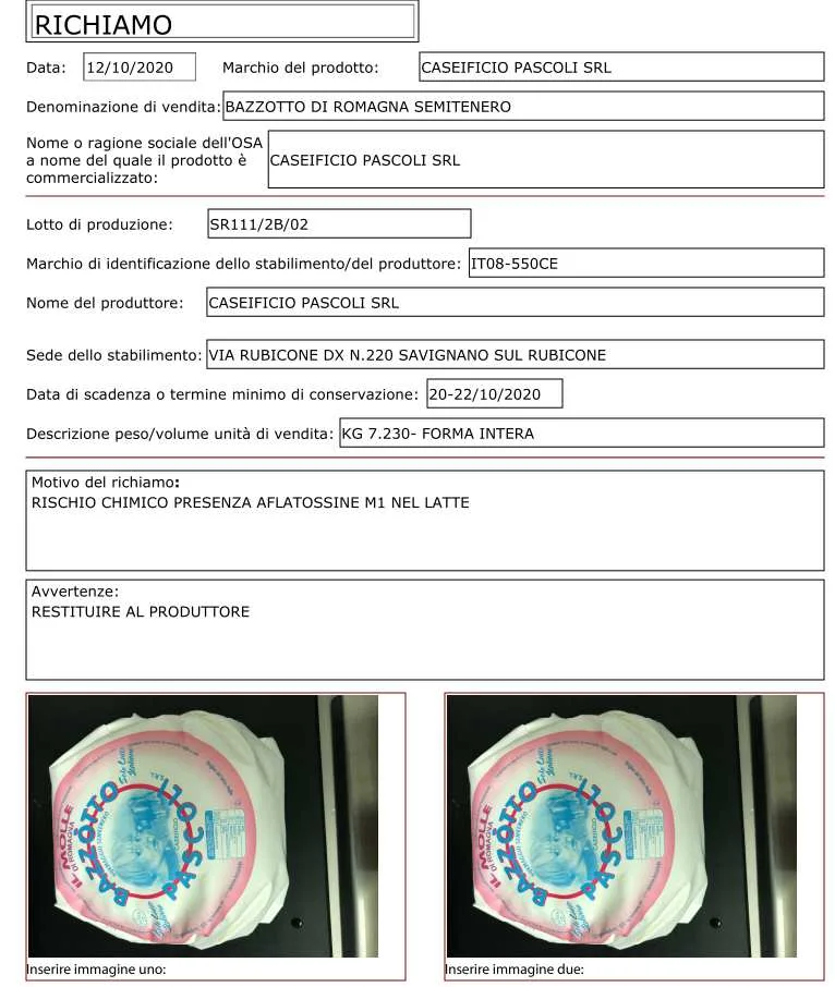 Immagine del prodotto Bazzotto di Romagna semitenereo