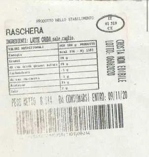 Immagine del prodotto RASCHERA DOP