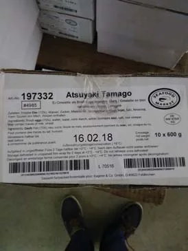 Confezione di ATSUYAKI TAMAGO EGG BLOCK- EGGS OMLETTE BLOCK