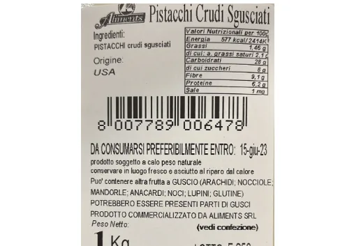 Immagine 1 del prodotto Pistacchio sgusciato
