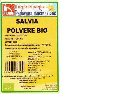 Immagine del prodotto Salvia Polvere Bio