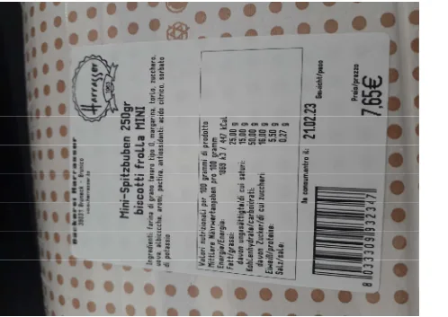 Immagine 2 del prodotto Biscotti frolla- Mini-Spitzbuben 250 gr.