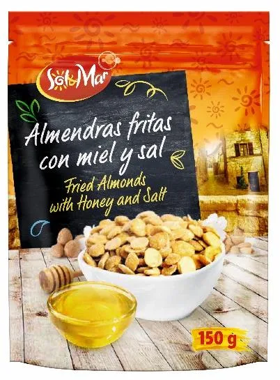 Immagine del prodotto Mandorle fritte con zucchero, miele e sale
