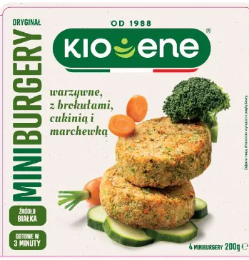 Immagine 1 del prodotto MINIBURGER BROCCOLI, CAROTE E ZUCCHINE