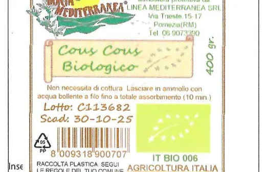 Immagine del prodotto Cous Cous biologico