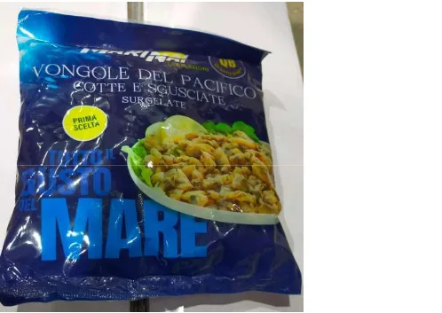 Immagine 1 del prodotto VONGOLE DEL PACIFICO COTTE E SGUSCIAT - SURGELATE DA 120 GR