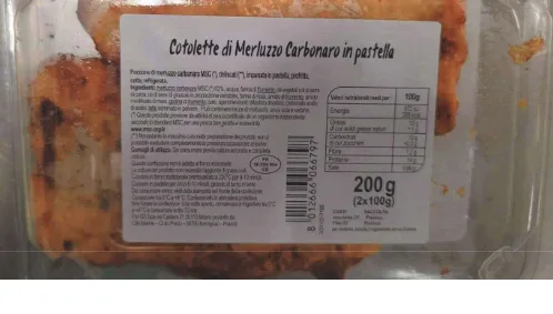 Immagine 2 del prodotto cotolette di merluzzo carbonaro in pastella
