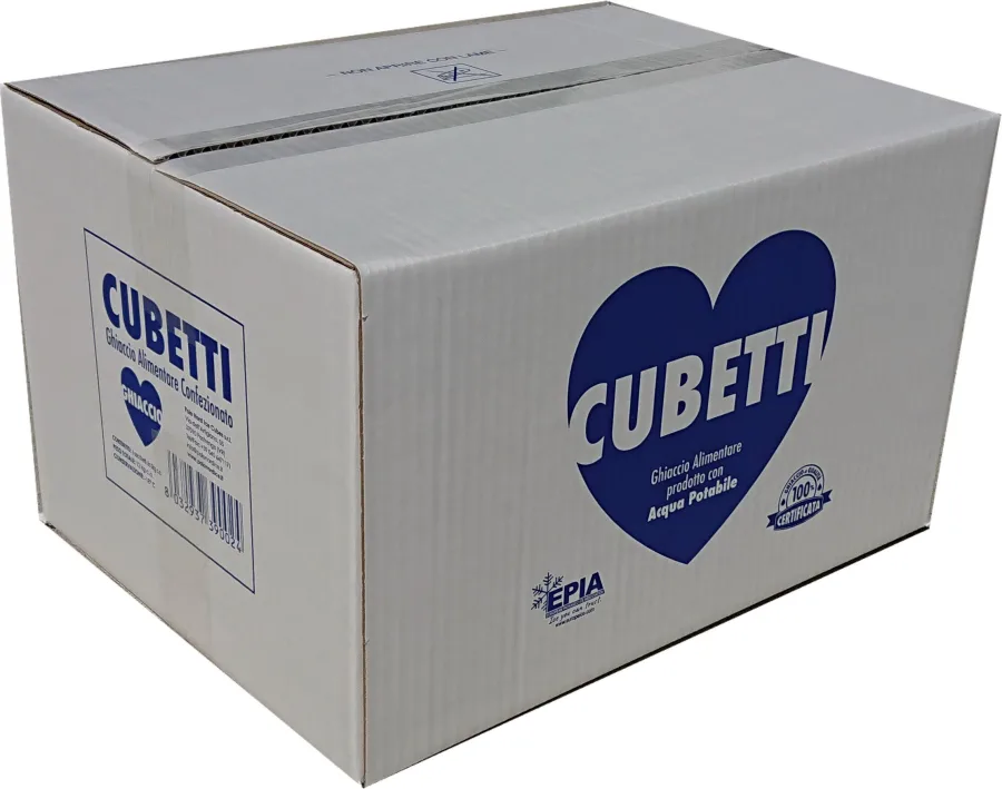 Confezione di Ghiaccio alimentare a cubetti