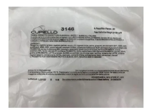 Immagine 1 del prodotto 3146 Primini CORNETTI CONFETTURA ALBICOCCA RSPO SG - 80 PZ MADRE TB