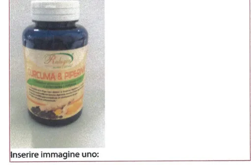 Confezione di CURCUMA & PIPERINA