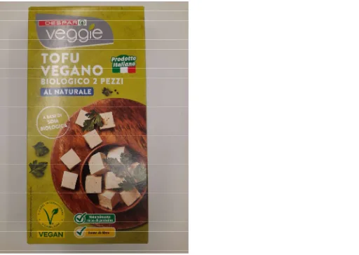 Immagine 1 del prodotto TOFU VEGANO BIOLOGICO AL NATURALE
