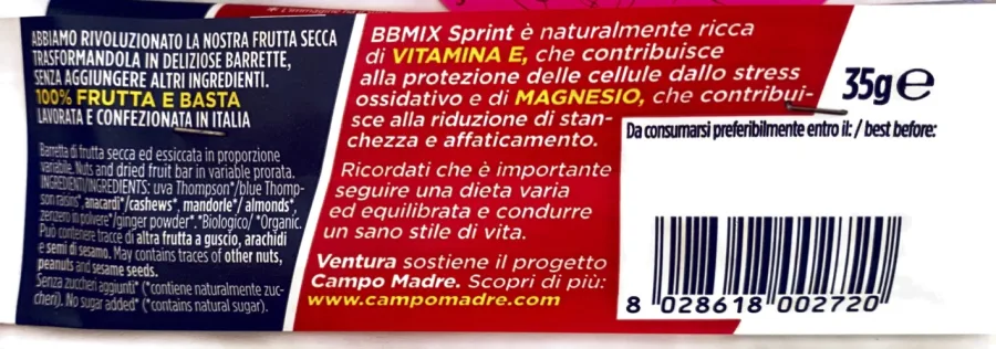 Immagine del prodotto BARRETTA BBMIX SPRINT