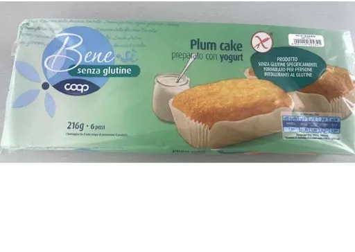 Confezione di ¿Plum Cake preparato con yogurt - senza glutine Benesì COOP¿ confezione da 6 pezzi