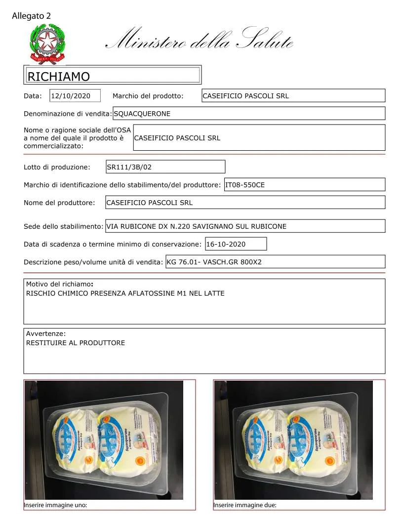 Immagine del prodotto Squacquerone