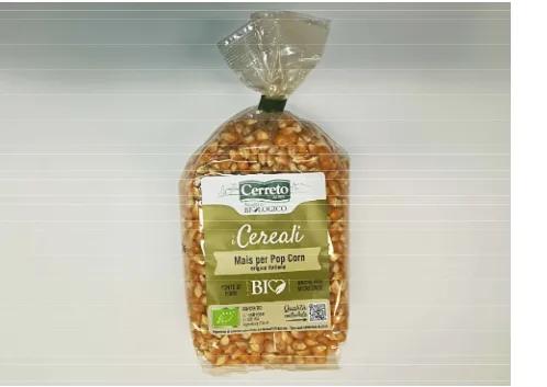 Confezione di Mais per pop corn