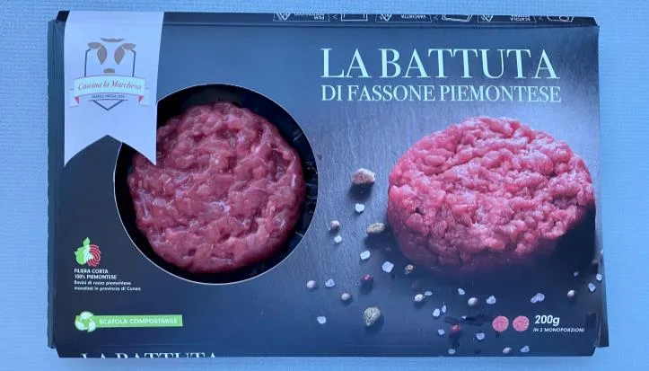 Immagine 1 del prodotto BATTUTA BOV.AD.PMT CLASSICA G200SKIN-BATTUTA DI FASSONE PIEMONTESE