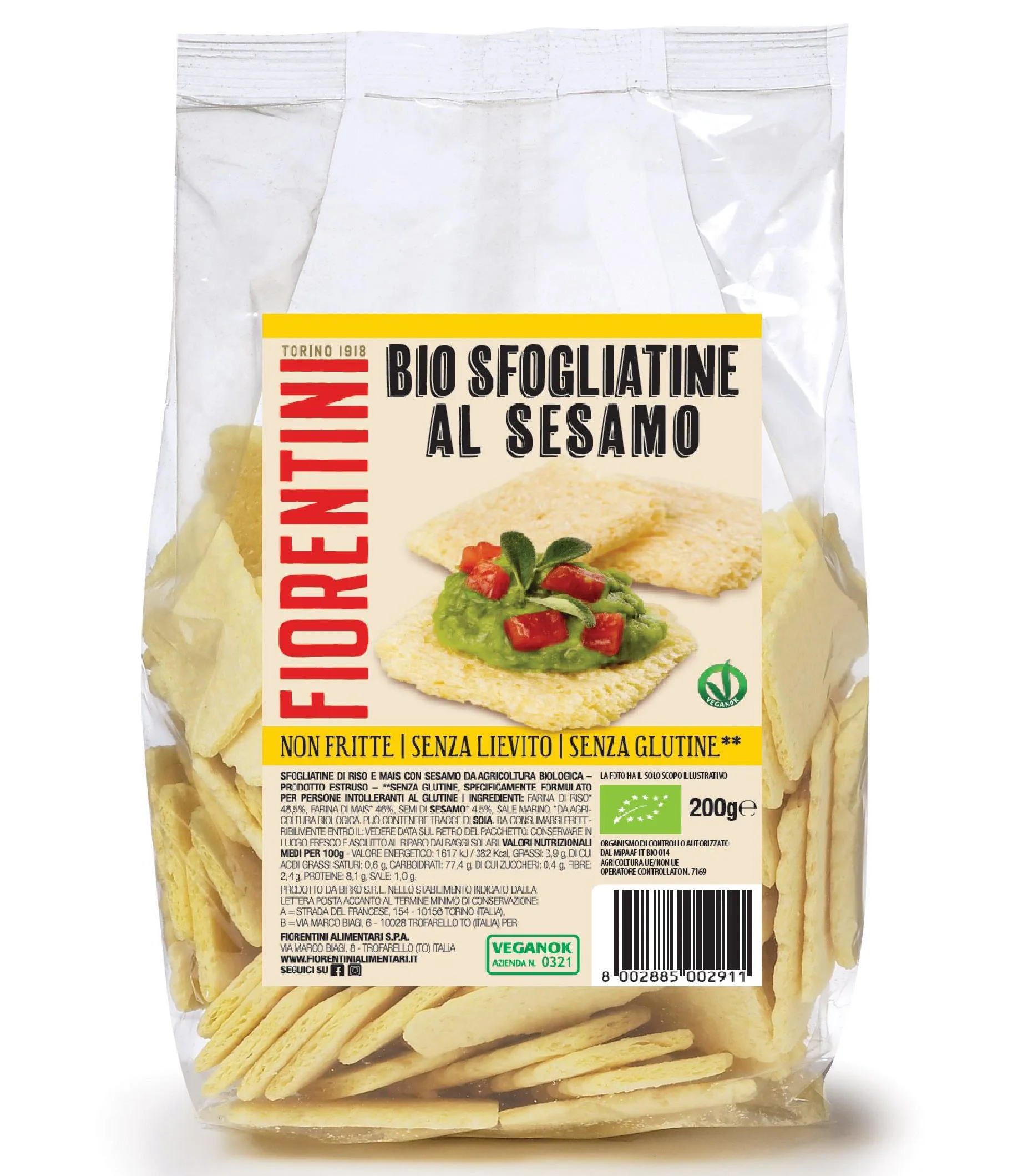 Immagine del prodotto BIO SFOGLIATINE AL SESAMO