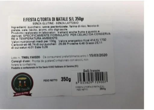 Immagine 2 del prodotto FACCIAMO FESTA CON TORTA DI NATALE SENZA LATTOSIO