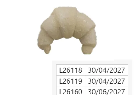 Immagine 2 del prodotto 3011RO CORNETTO CURVO EXTRAFARCITURA CONFETTURA ALBICOCCA MADRE DELUXE RSPO SG 54 pz ROMANIA