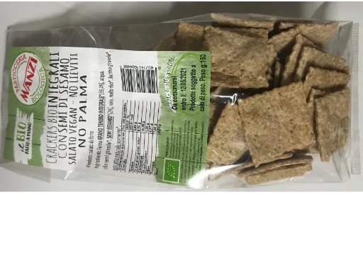 Immagine del prodotto Crackers Bio integrali con semi di sesamo