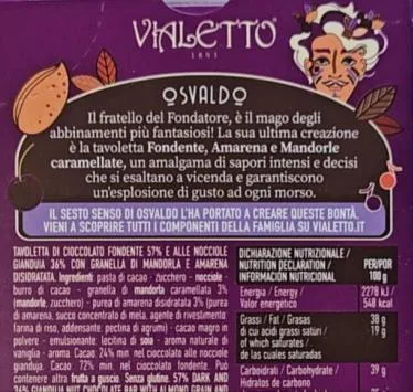 Immagine 1 del prodotto Vialetto tavoletta amarena e mandorle