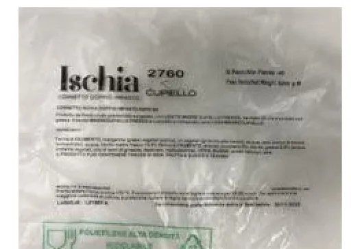 Immagine 1 del prodotto 2760 CORNETTO ISCHIA doppio impasto - RSPO SG - 40 pz - MADRE Bella Pasticceria