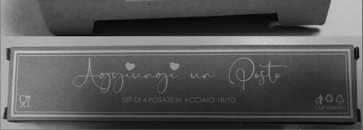 Immagine 2 del prodotto "Aggiungi un posto SET 4 POSATE ACCIAIO" codice articolo A35494