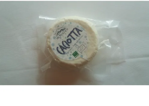 Confezione di caciotta di pecora