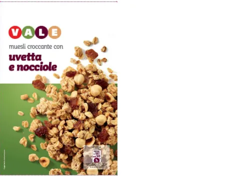 Immagine 1 del prodotto MUESLI UVETTA NOCCIOLE 1000