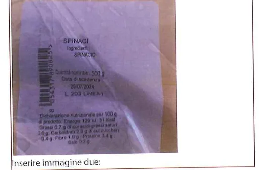 Immagine 2 del prodotto SPINACIO SELEZIONE QUALITA