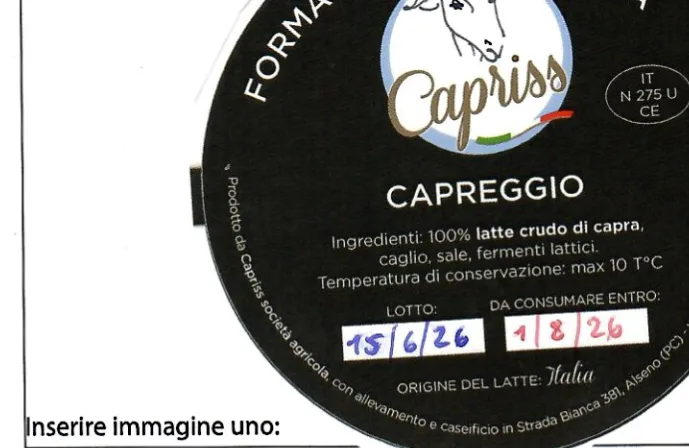Immagine del prodotto Capreggio