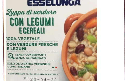 Immagine del prodotto ZUPPA DI VERDURE CON LEGUMI E CEREALI