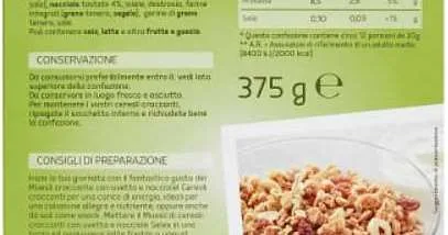 Immagine 4 del prodotto MUESLI UVETTA NOCCIOLE 375