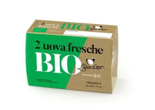 Immagine 1 del prodotto CONFEZIONE DA 2 UOVA FRESCHE BIOLOGICHE - CAT. A