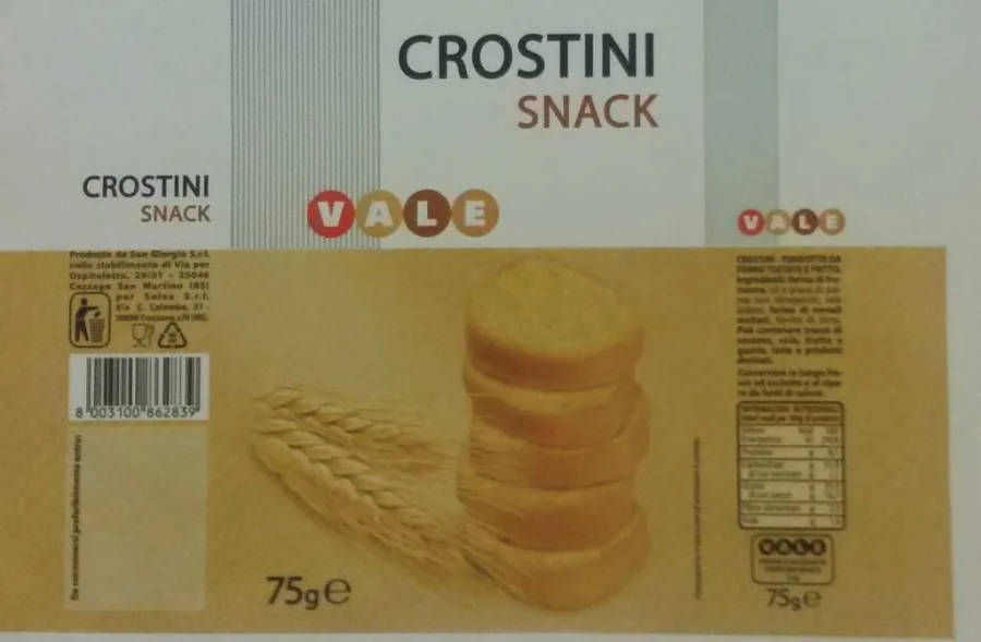 Immagine 1 del prodotto Crostini snack