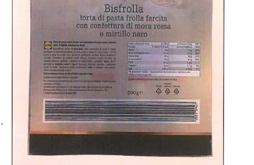 Immagine 2 del prodotto Bisfrolla con confettura di mora rossa e mirtillo nero