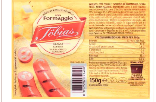 Immagine 1 del prodotto WRUSTEL CON POLLO E TACCHINO AL FORMAGGIO