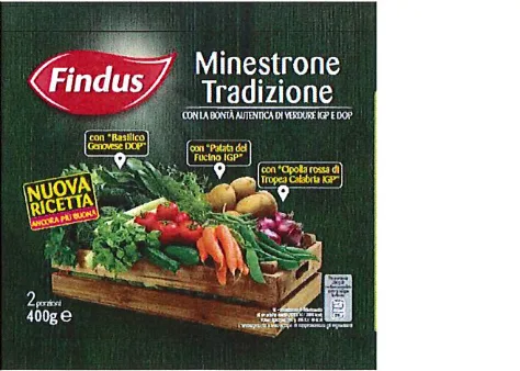 Confezione di Minestrone tradizione 400 gr lotto 7327