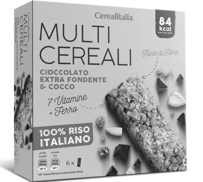 Immagine 2 del prodotto Barrette Multicereali - Gusto cioccolato extrafondente e cocco