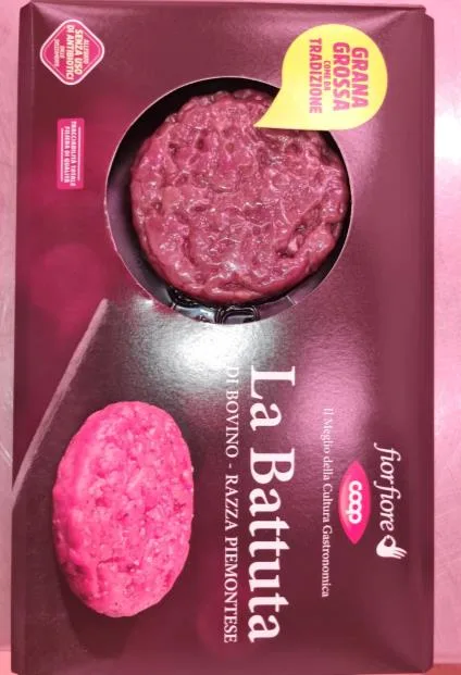 Immagine 1 del prodotto BATTUTA DI BOVINO RAZZA PIEMONTESE FIOR FIORE COOP