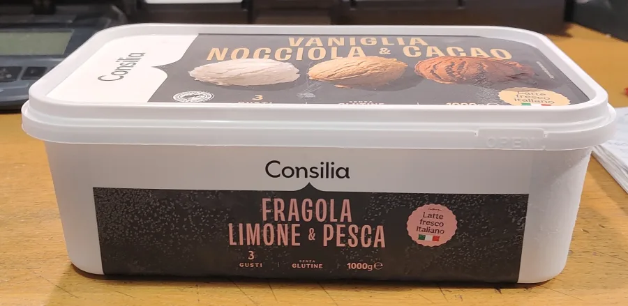 Immagine 1 del prodotto Vaschetta Vaniglia Nocciola Cacao 1000g