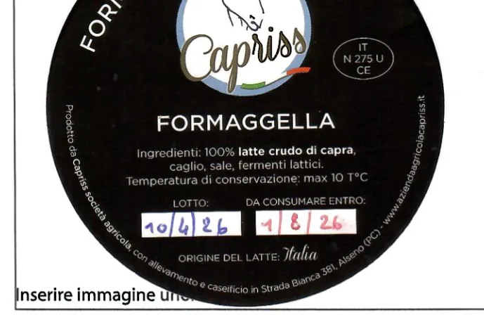 Immagine del prodotto Formaggella