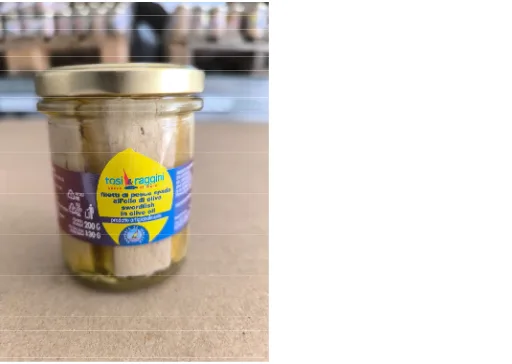 Confezione di FILETTI DI PESCE SPADA ALL¿OLIO D¿OLIVA 200g